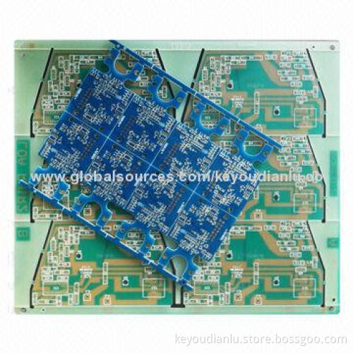 4 Layers PCB with Flexible Material, 1.4mm and Immersion Gold